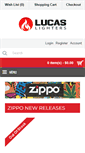 Mobile Screenshot of lucaslighters.com